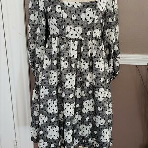 Anthropologie Jane Textured Baby Doll Dress NWT size 8